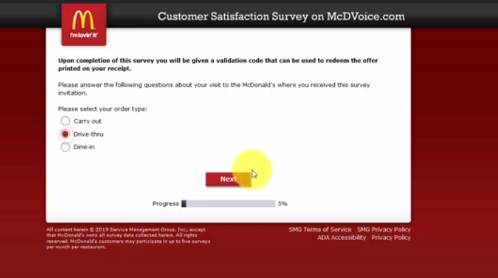 mcdvoice survey 