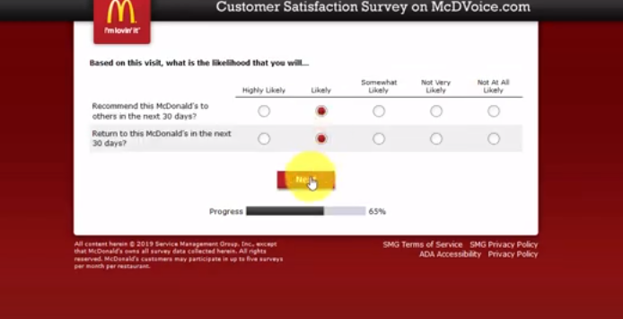 official website of mcdvoice